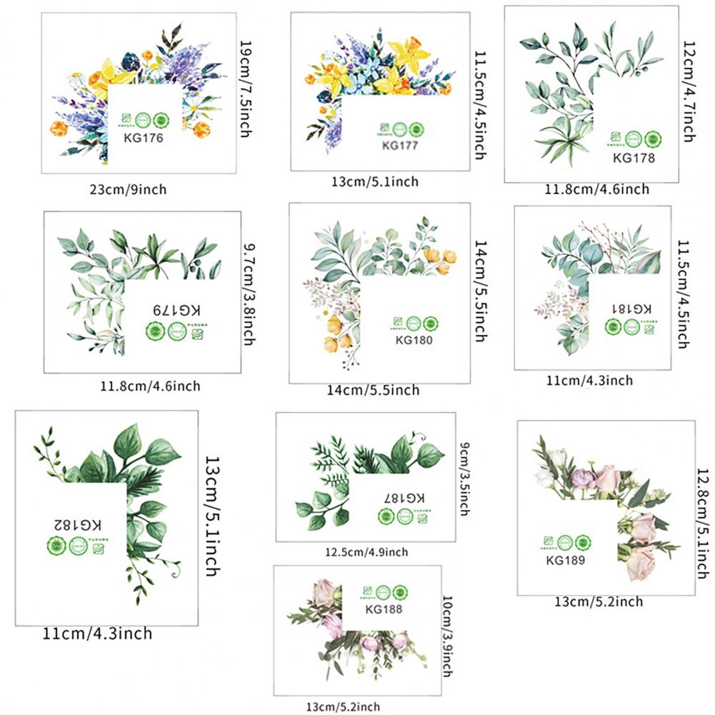 Description Picture 5 of itemDecor  Wall Decal Creative Plant Flower Switch Wall Decorative Sticker Delicate Long Lasting Wall Paper for Nursery