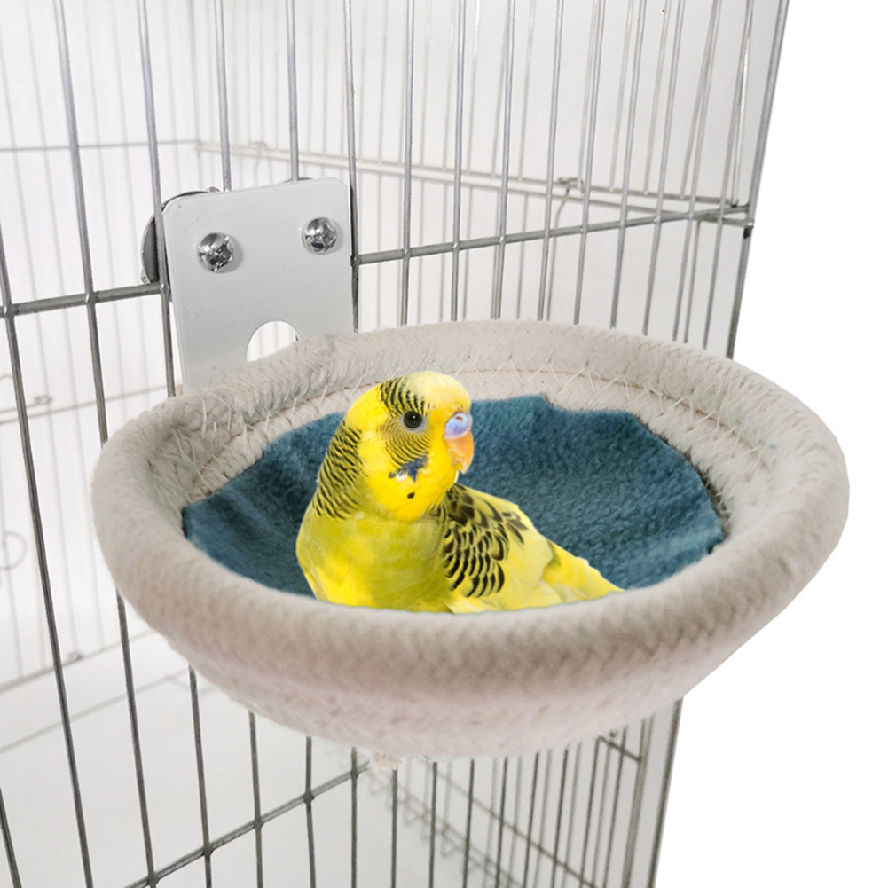 Title 2, Pet Bird Parrot Cages New Warm Hut Tent Bed Han...