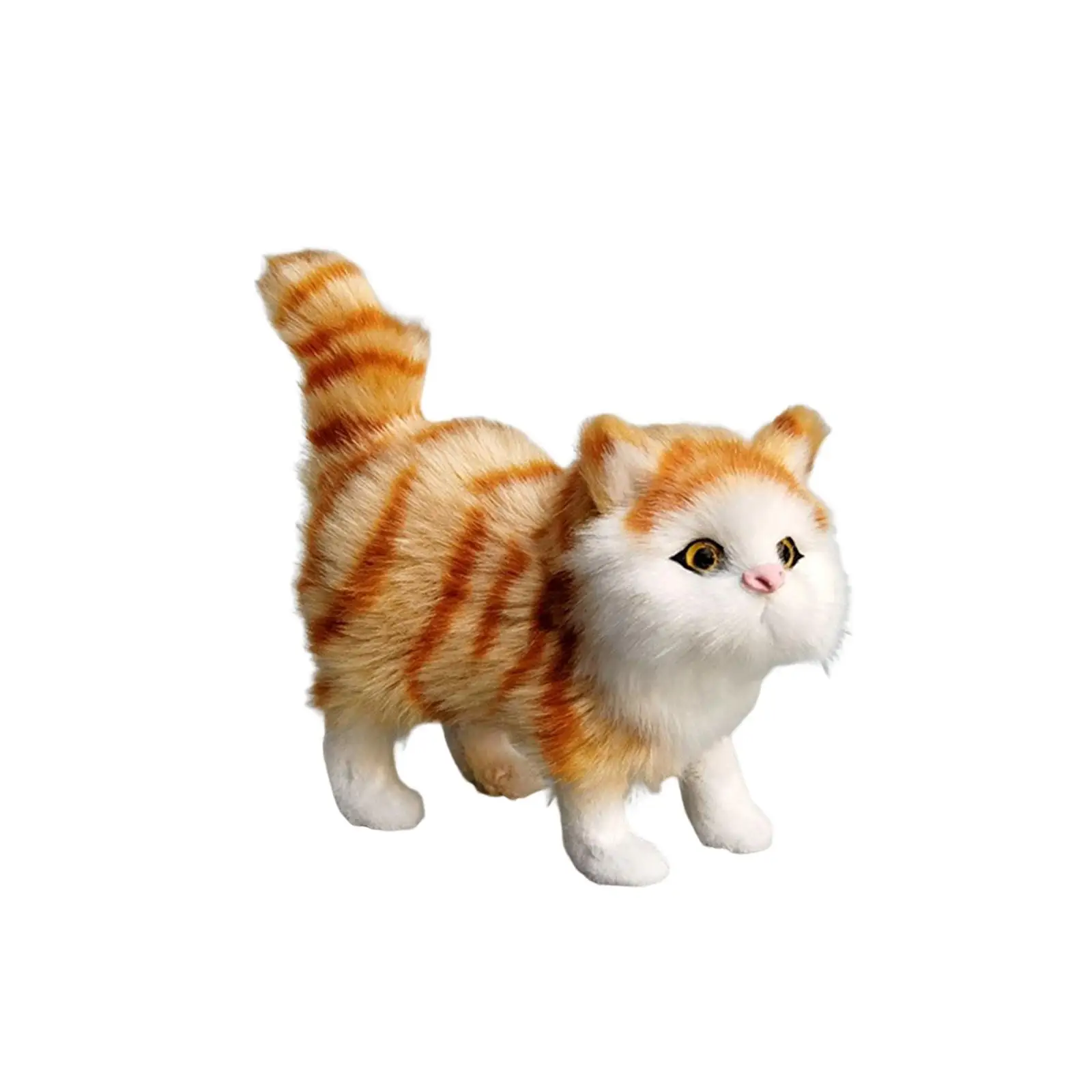 Mini Miniature Simulation Cat Figures Birthday Gift Realistic Collection Cute Small Ornaments for Tabletop Dollhouse Bedroom