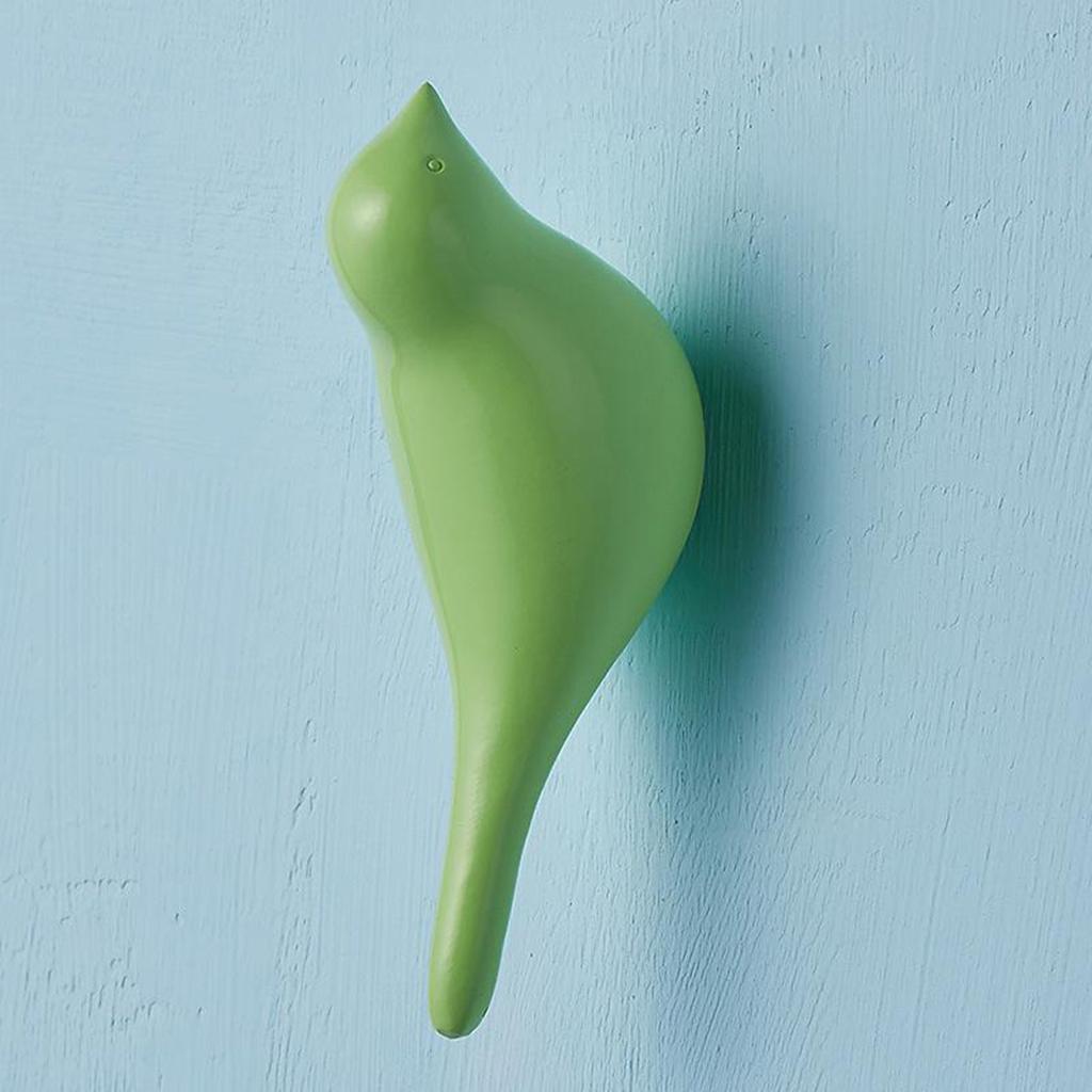3D Resin Bird Shape Coat Hooks, Wall Hanger, Art Decoration, Help Your Home Get Organized