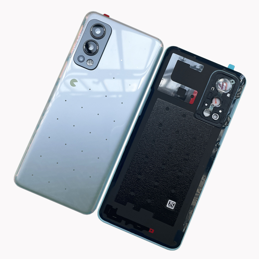 Задняя крышка корпуса Nord2 для OnePlus Nord 2 5G One Plus задняя крышка  для ремонта стекла фотоэлемент + наклейка для объектива камеры с логотипом  | AliExpress