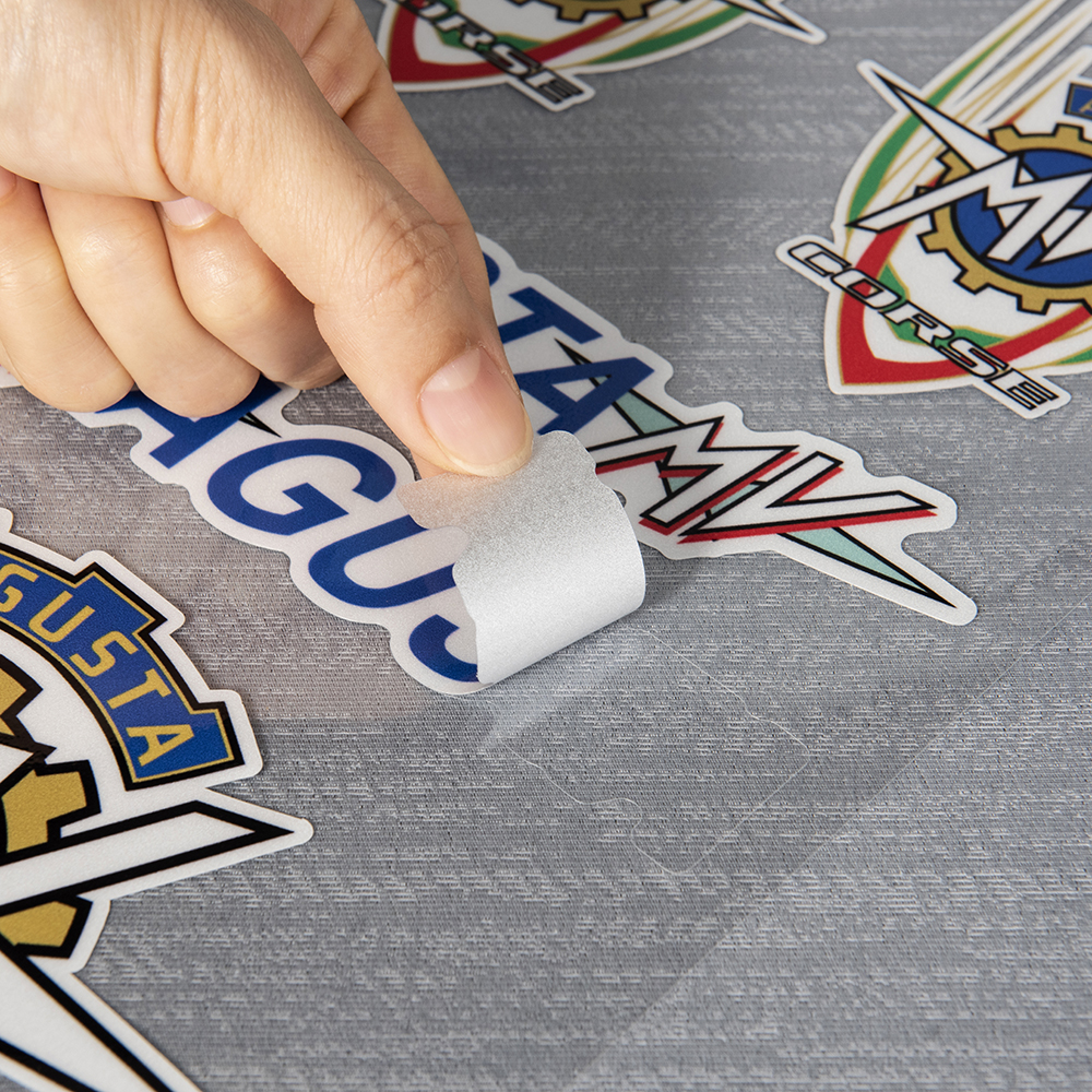Reflektierende Motorradaufkleber Fahrradhelm Aufkleber Grafiken für MV Agusta MVAgusta Vintage Racing Logo LAMINATED – Detail 8