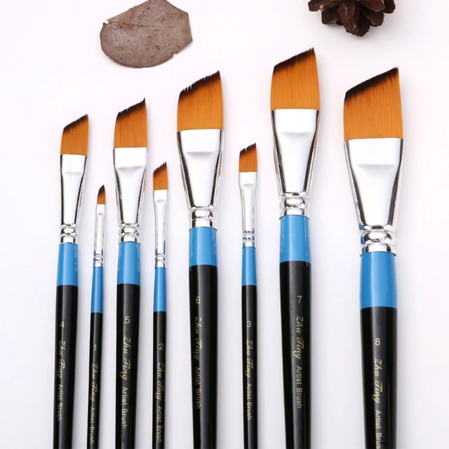 2Pcs Paint Brushes 4/6 Inch Wide Deck Stain Brush Large Masonry Paintbrush  No Loss Soft Nylon Bristle Paintbrushes - AliExpress