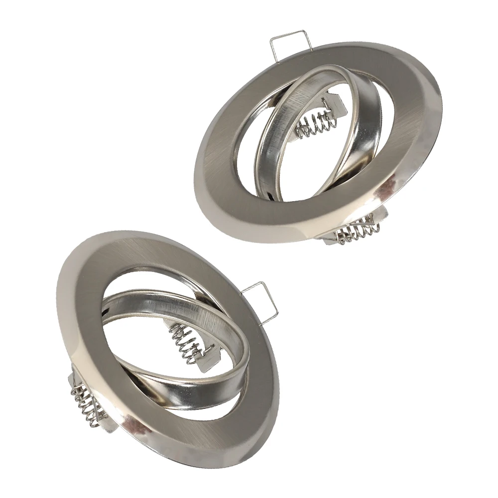 Description Picture 2 of itemLED Spotlight Frame Holder Adjustable Cut Hole 65mm Fitting Ceiling Lamp Recessed GU10 MR16 Bulb Fixture Changeable
