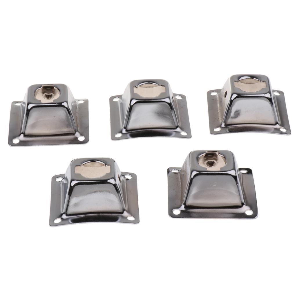 5 Pieces Drum Squre Holder Base Plate Drum Holder Mounting Plate For Drummer