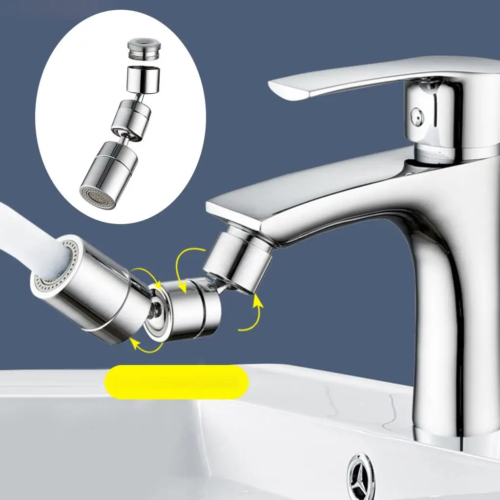 1080 Universal Splash Filter Faucet Spray Head Anti Splash Filter Faucet Children Movable Kitchen Tap Water Saving Nozzle