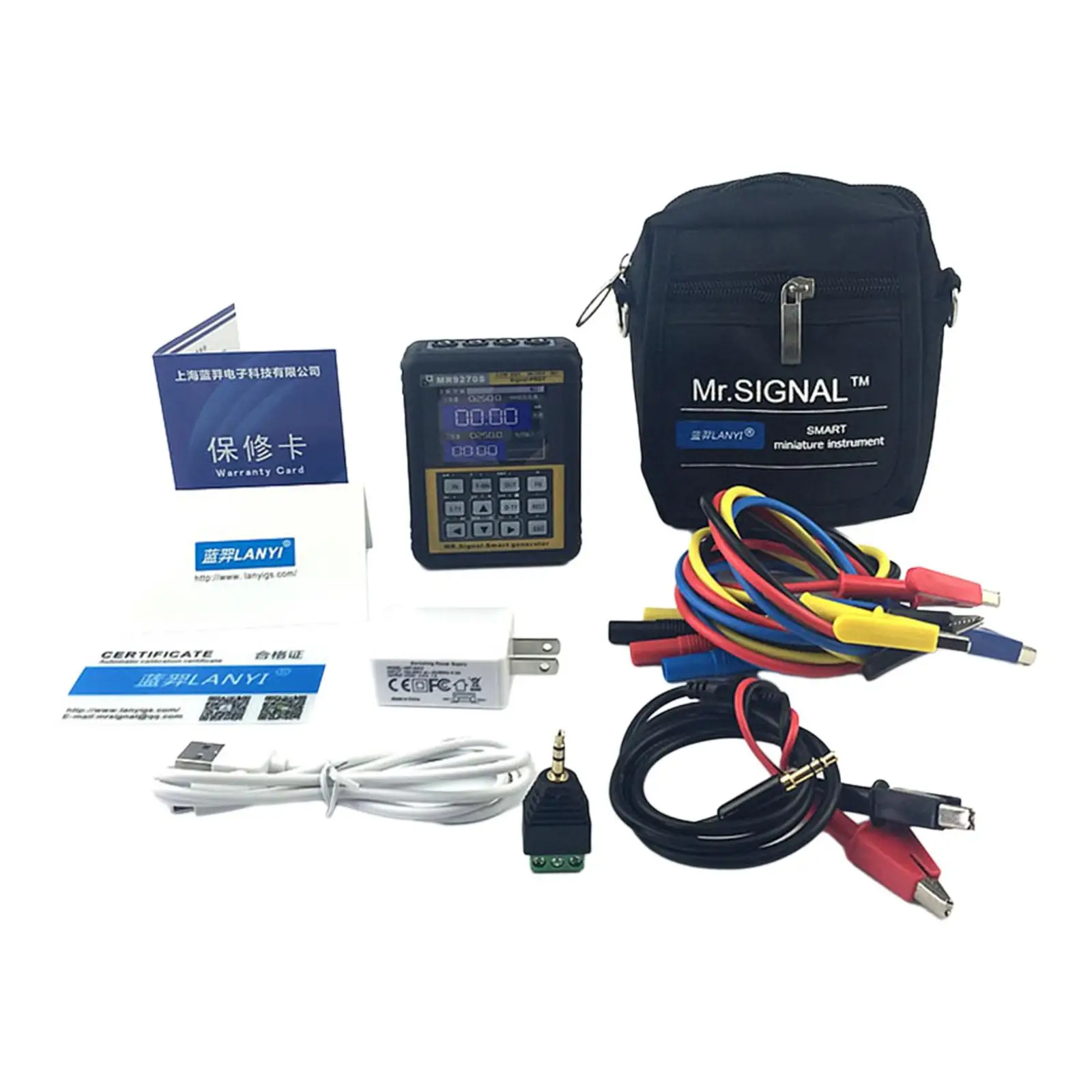 4-20MA Signal Generator 2.4inch LCD Display Electrical Testing Tools Calibration Current Voltage Thermocouple Paperless Logger