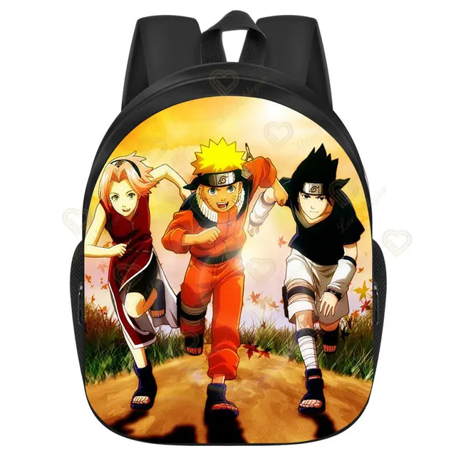 PillyBalla Anime Naruto Backpack Cosplay Bookbag Cartoon Printed Bag 