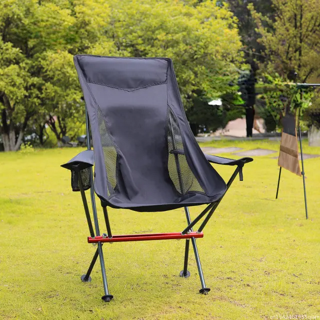 Outdoor Fishing Chair Portable Folding Lengthen Oxford Cloth