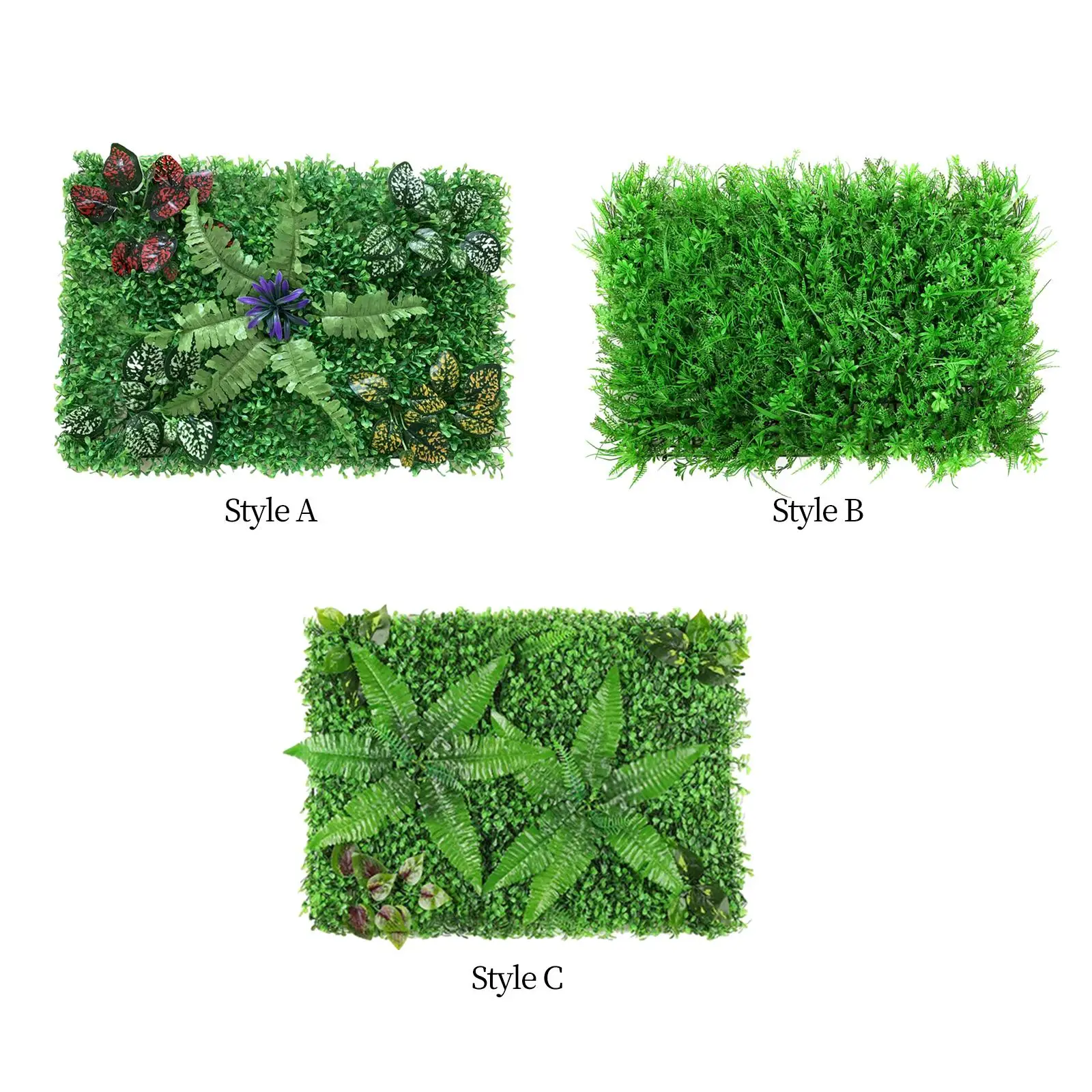 Artificial Hedge Panel Greenery Wall Privacy Fence Photography Backdrop Decorative Green for Backyard Festival Decoration