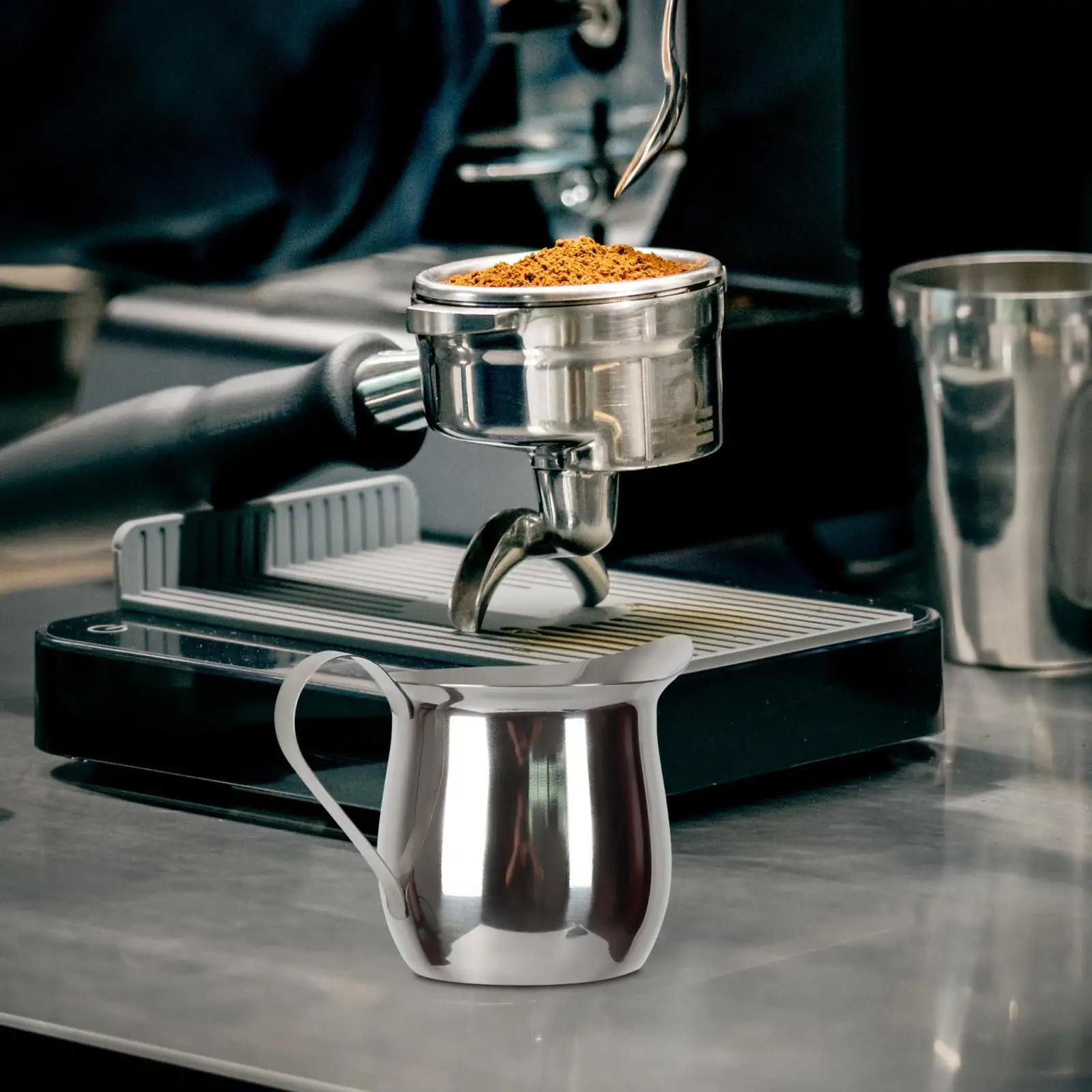 Coffee Milk Frothing Jug, Espresso Steamer Jug, Coffee Milk Pot, Barista Tool,