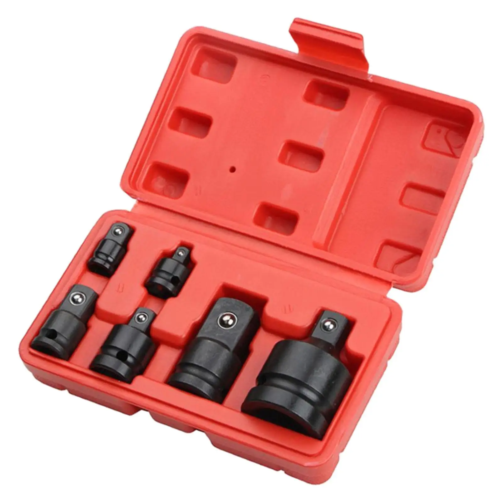 6Pcs Ratchet Adapter, Conversions Impact Universal Joint Set Hand Tool Auto Repair Parts Extension