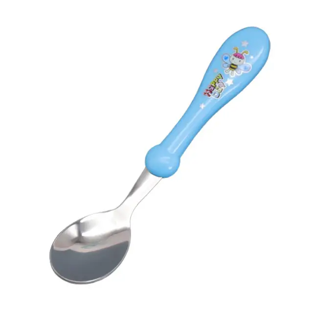Deyuer Short Handle Heat-Resistant Food Grade Wooden Spoon Cartoon