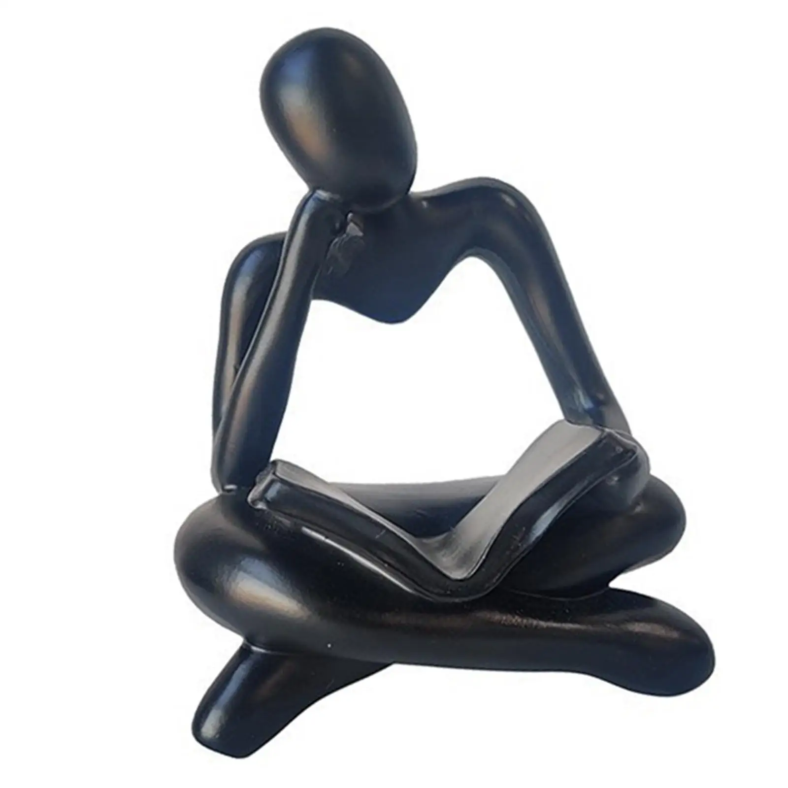 Abstract Thinker Statue Tabletop Collection Creative Craft for Decor Holiday