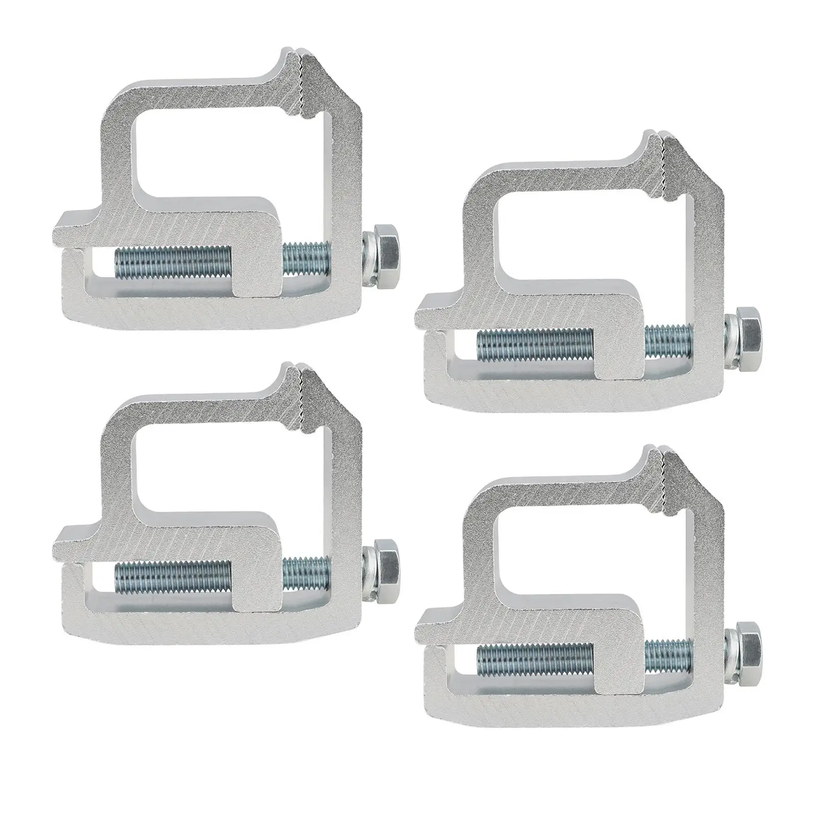 Mounting Clamps Truck Caps Camper Shell for    1500 2500 3500 and More Pick-up Truck Models Truck Bed Parts Silver