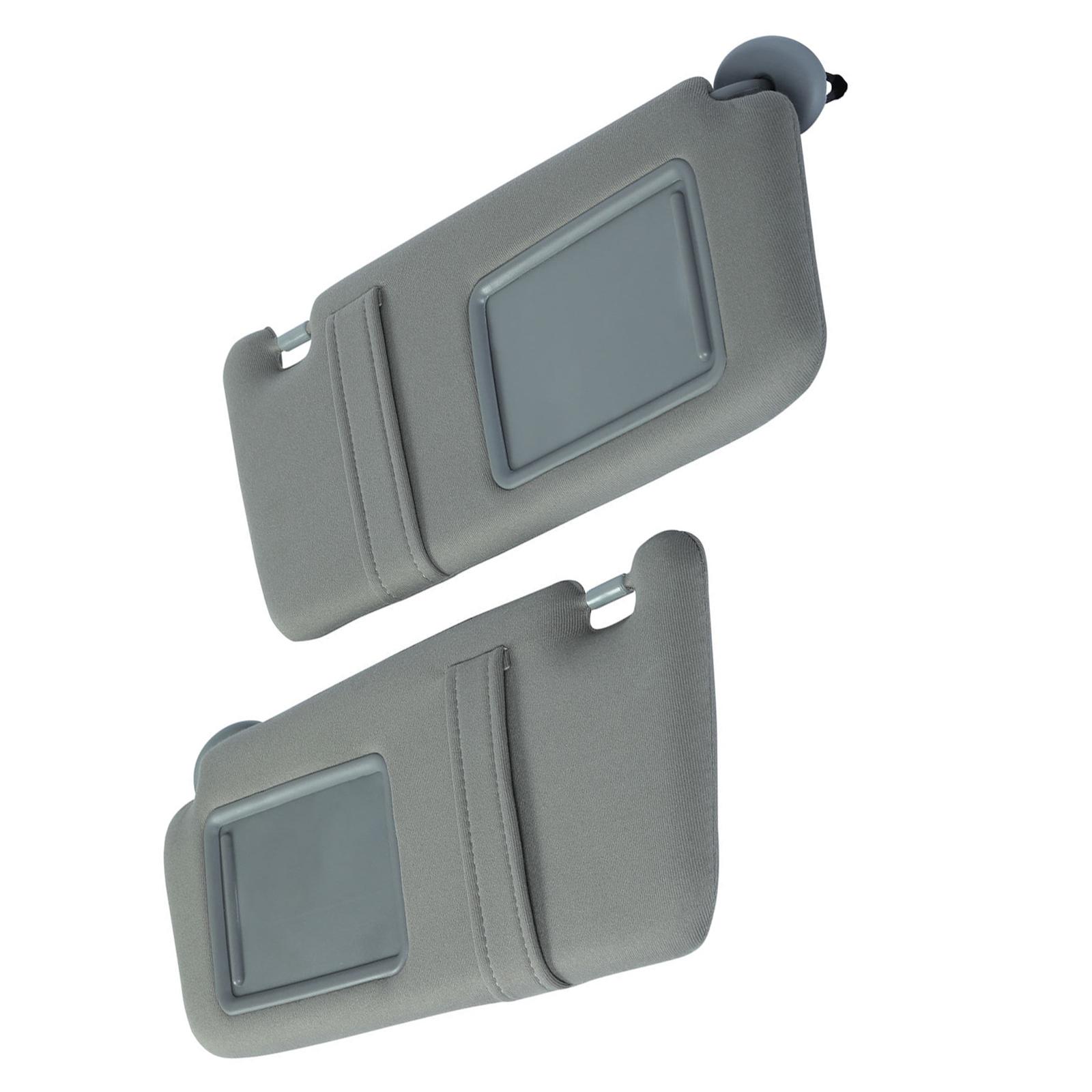 2 Pieces Car Sun Visor 74320-06780-b0 Left Right 74320-33B81-b0 Direct Replaces Gray Color for Toyota for camry 2007-2011