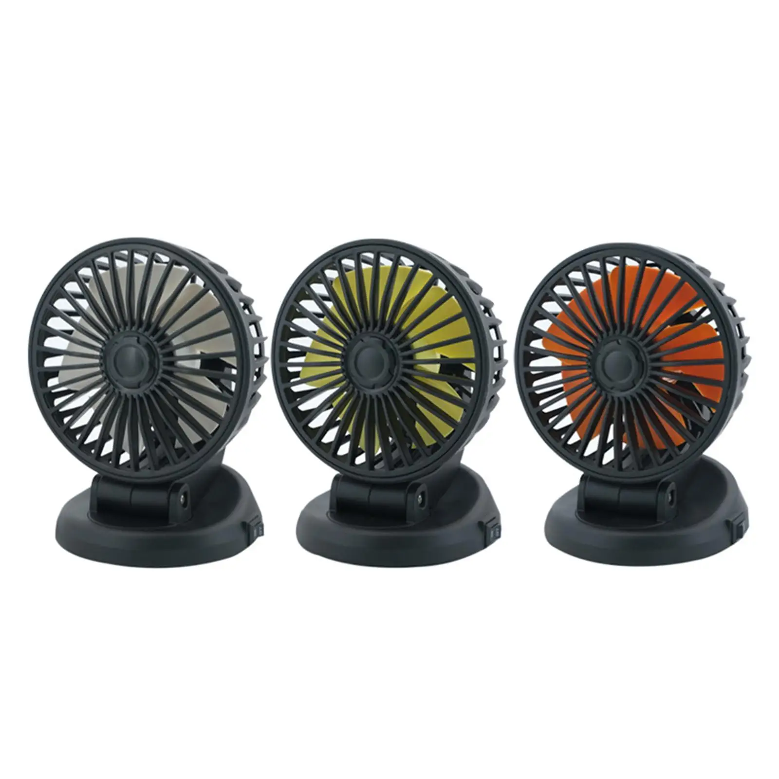 car fans Cooling Portable 360 Rotation Multifunction Cooler Fans for Dashboard Car