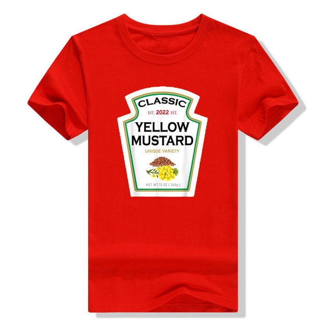 Condiment Group Costume T-shirt Dress Ketchup Mustard Relish 