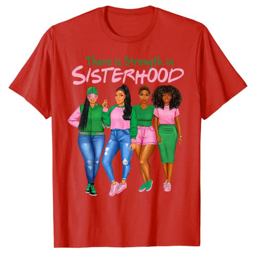 Es gibt Stärke in Schwestern schaft schwarze Geschichte Melanin Königin T-Shirt Afro amerikaner Schwestern Grafik T-Shirt Top Afro Sistas Kleidung – Detail 10