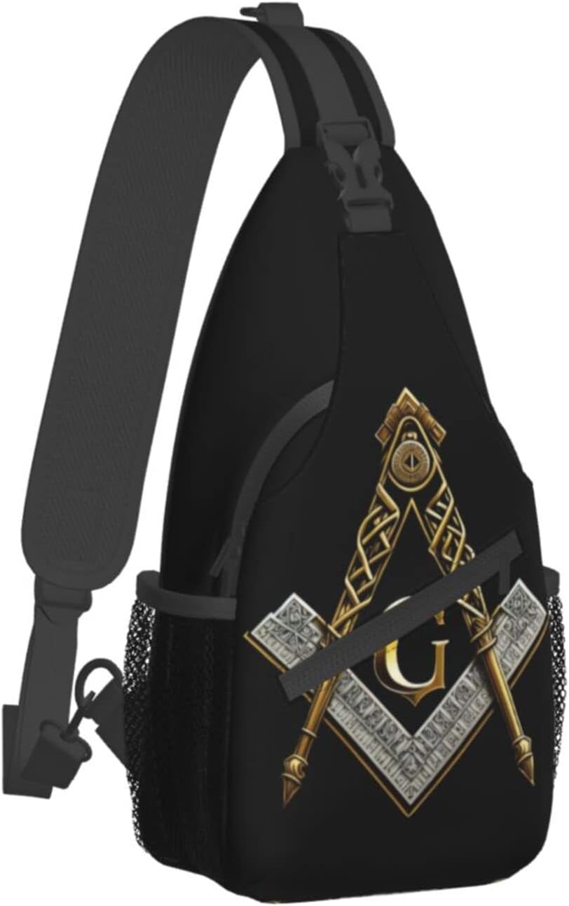 Master Mason Masonic Outdoor Cross-Body Shoulder Bag