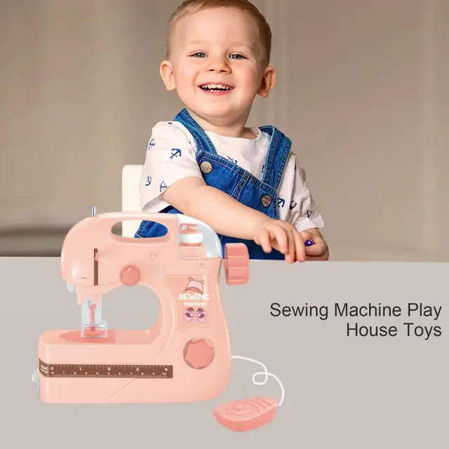 Juguete para máquina de coser, máquina de coser, juguete de simulación,  máquina de coser para niños, juguetes para niñas, apariencia llamativa