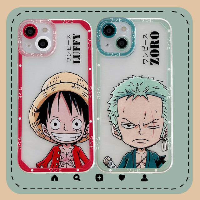 Capa Anime One Piece Luffy Zoro para iPhone 11 Pro Max 12 Pro Max