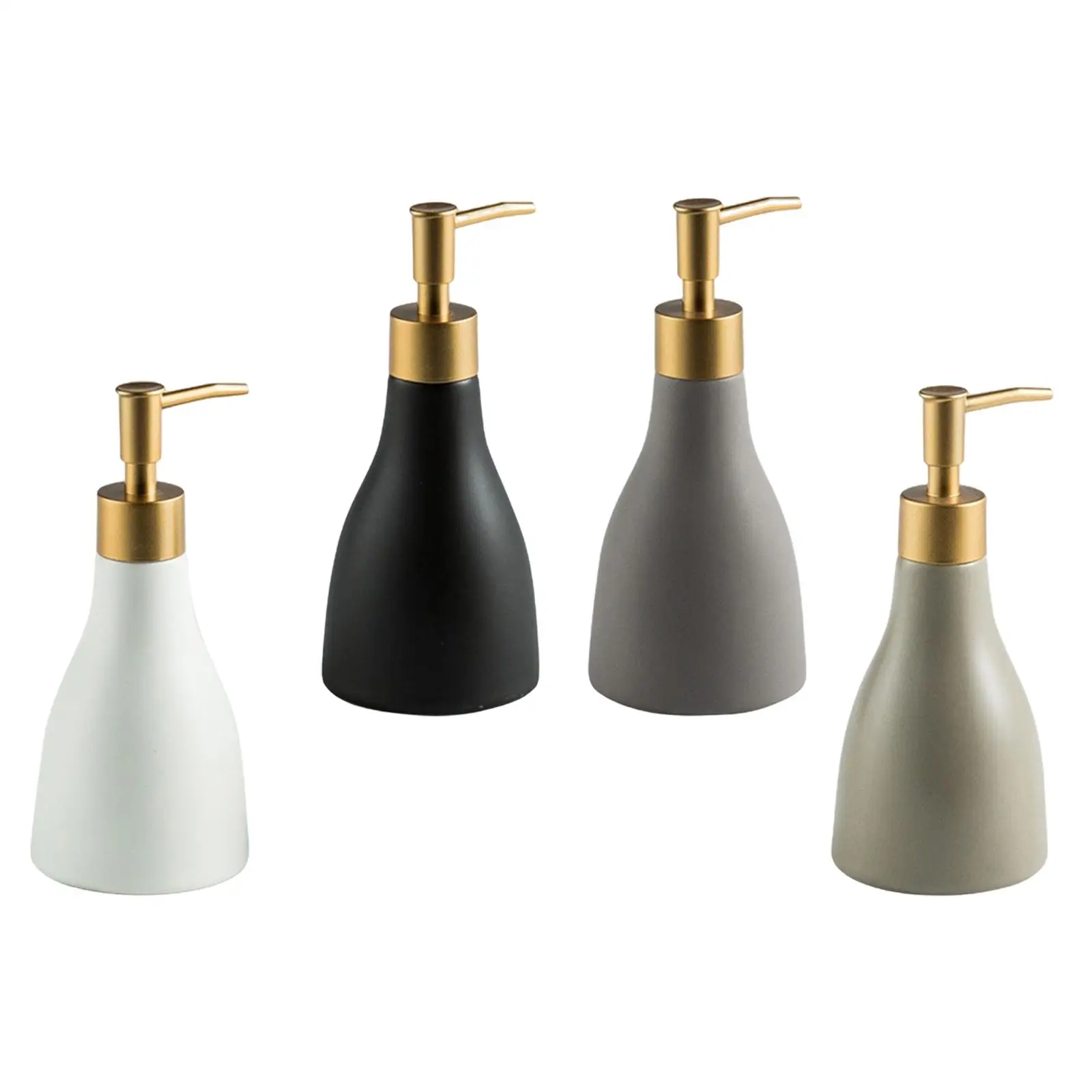 280ml Ceramic Liquid Soap Dispenser Bottle with Pump for Dispensing Hand Soaps Lotion Shampoo