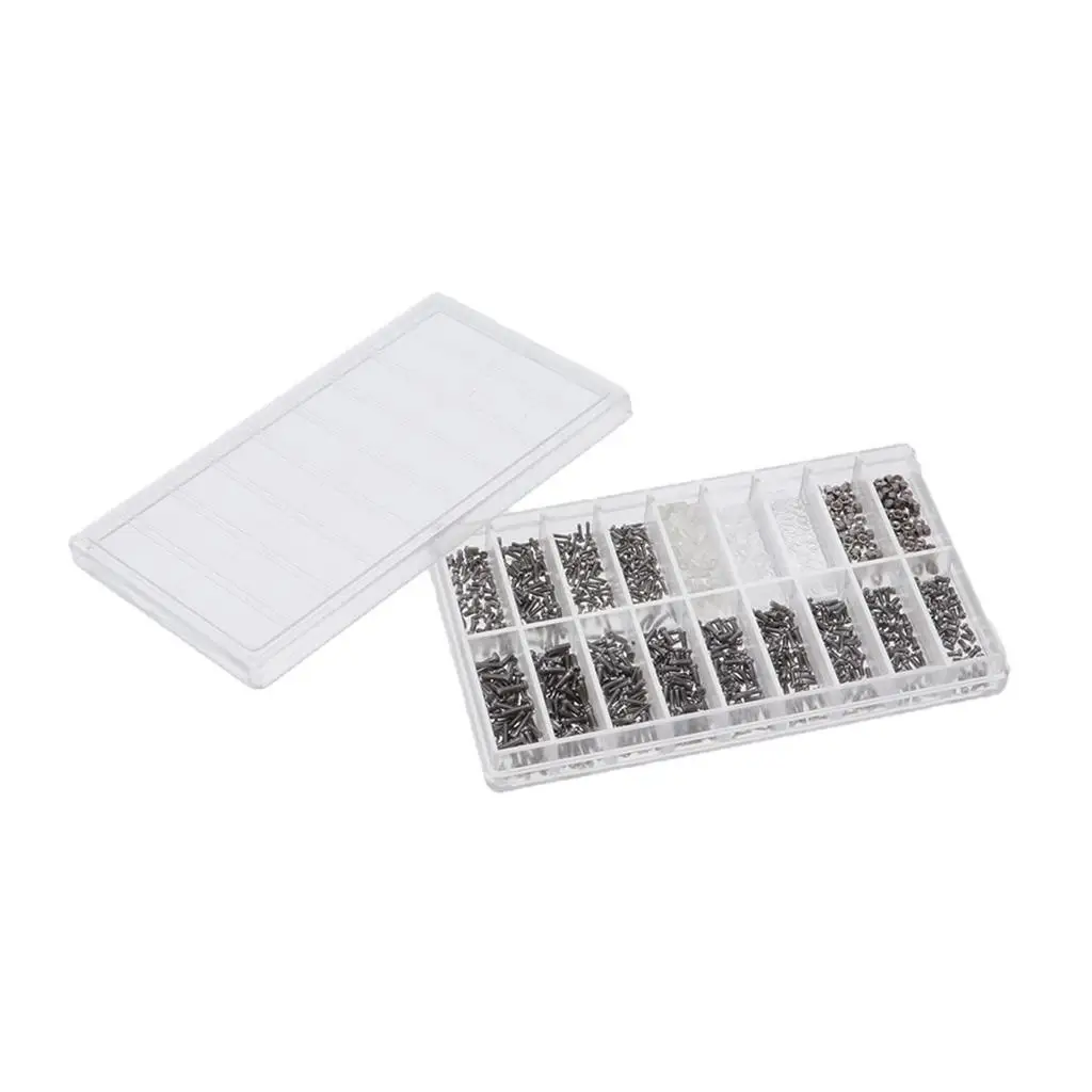 900pcs Tiny Sunglasses Screws Nuts for Eyeglass Glasses Repair Tool Set, Not Only Convenient but Also Cost-effective