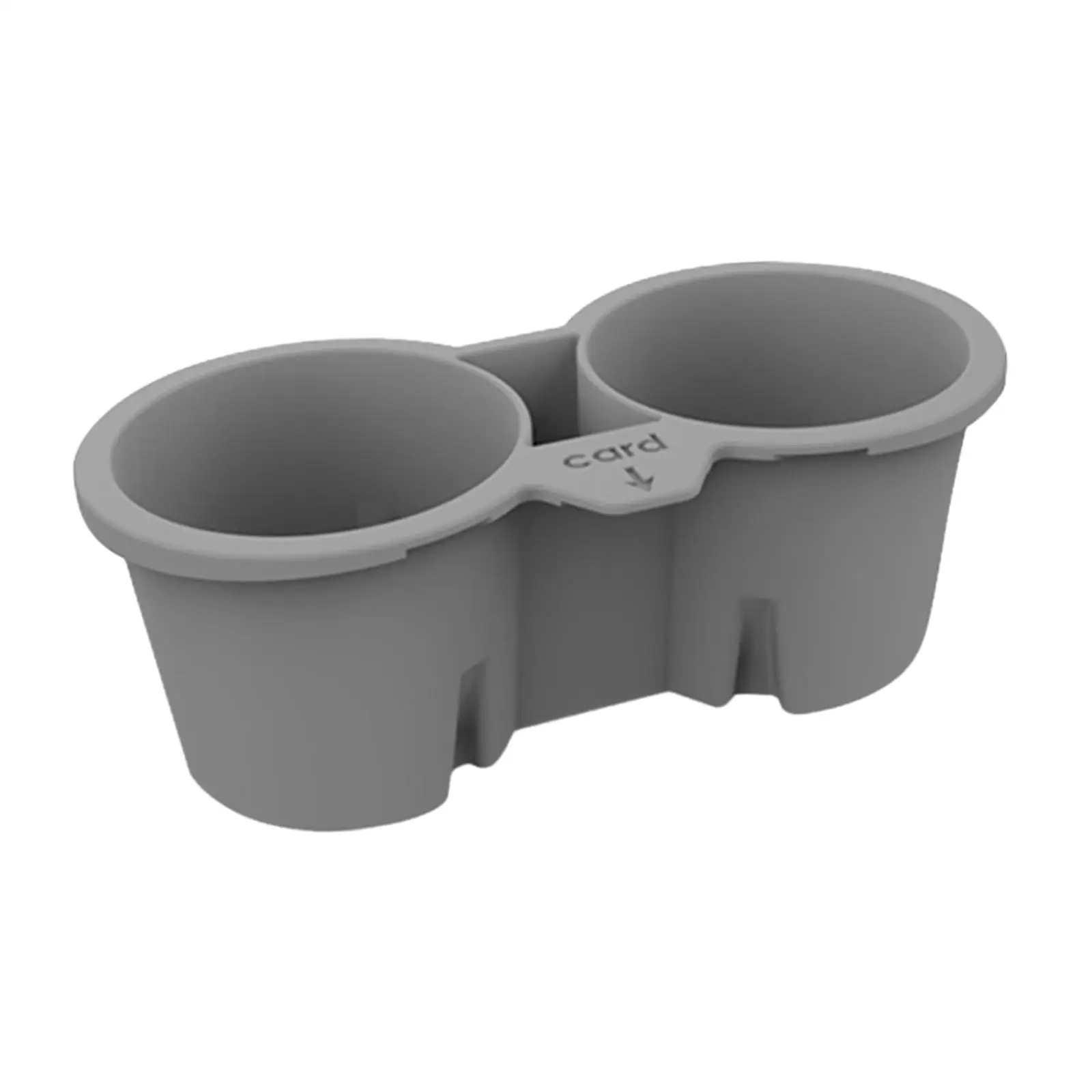 Silicone Center Console Cup Holder Insert Accessory for Tesla Model 3 Y Soft and Flexible Convenient Assemble Lightweight
