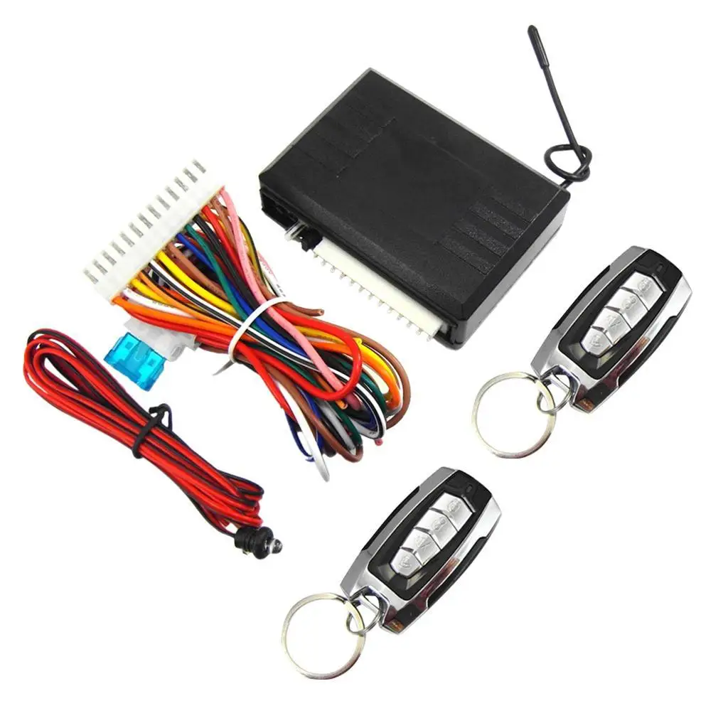1 Way Remote Start Keyless Entry, Two 4 Button Controllers.