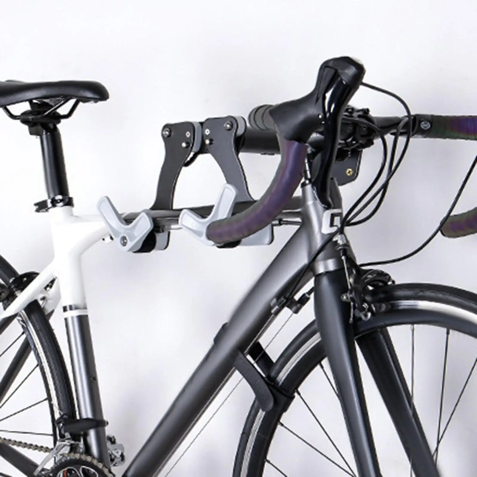 Opvouwbare fietsenrek muurhanger Verstelbare horizontale fietsopslag voor
