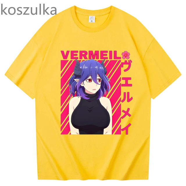 Kawaii Vermeil T-shirt Girls Cartoon Graphic Tshirt Women Anime Style T  Shirt Streetwear 100% Cotton High Quality Tops Clothes - AliExpress