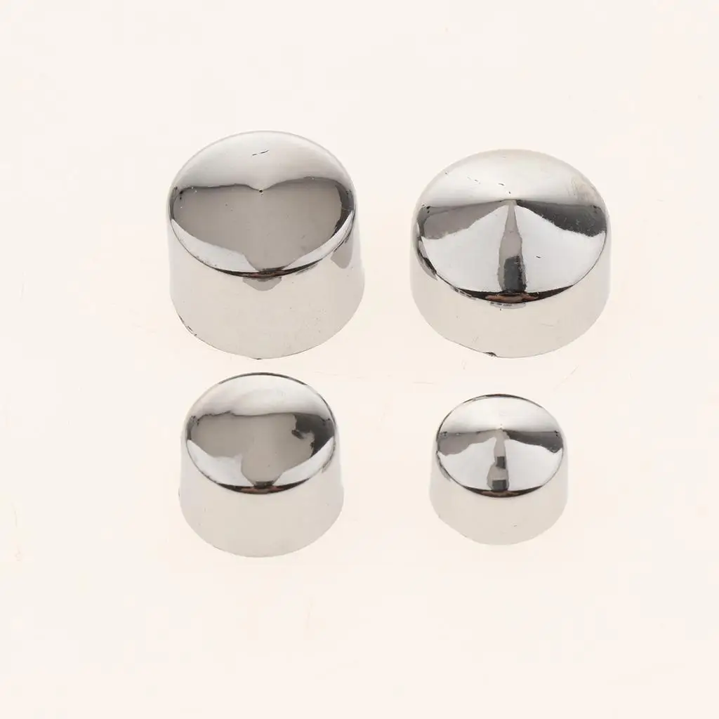 8ox Chrome  Toppers Caps Coves Fit for  FLT/FLH Motorcycle, CNC