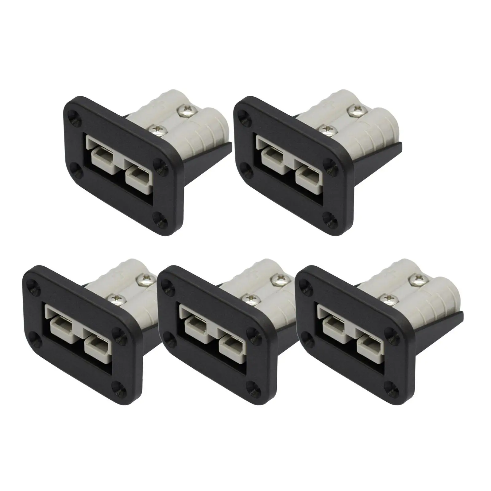 5x  50A Plug Mounting Bracket Panel Cover DC 12V-24V for