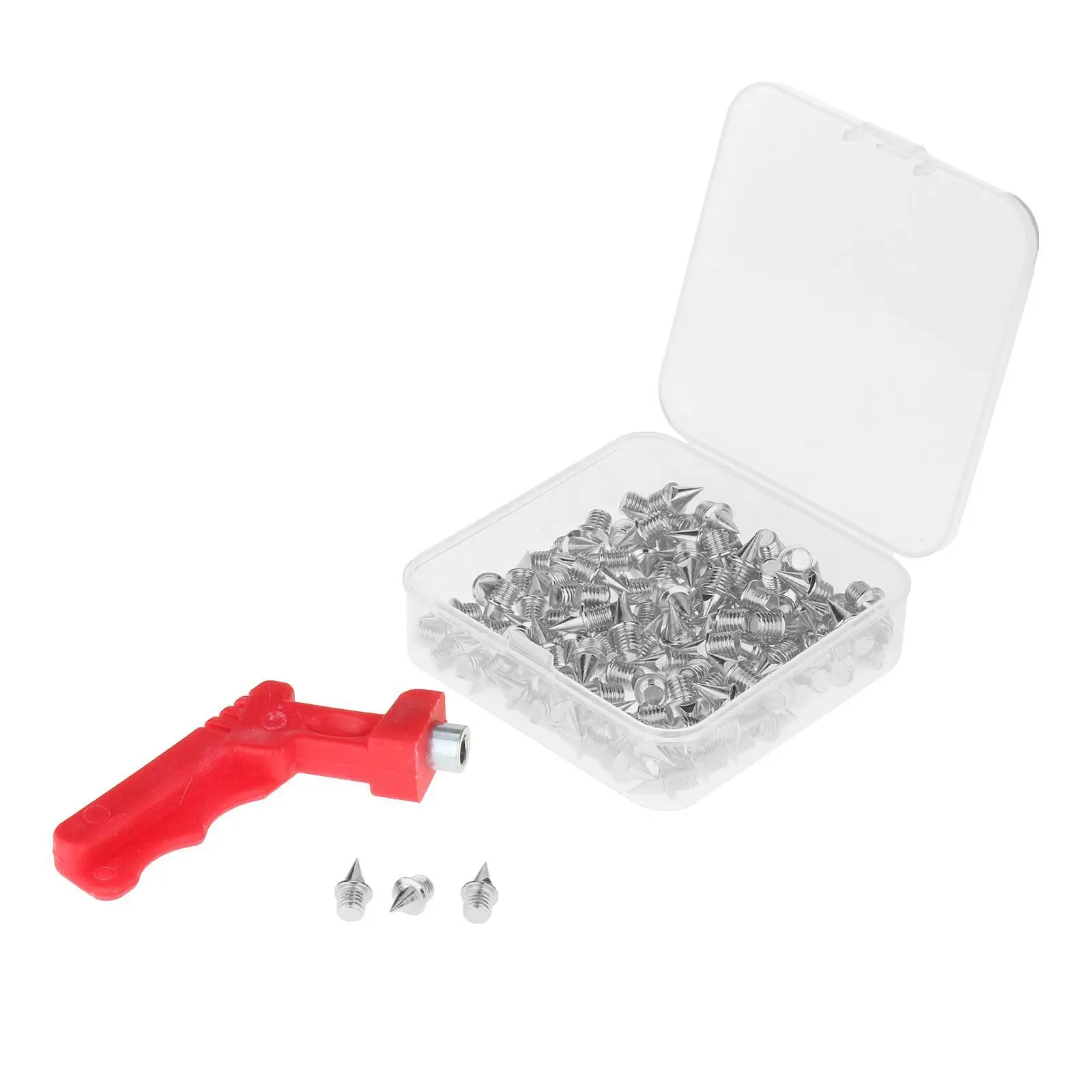 Stainless Steel Track Shoes Spikes Replacement 120Pcs 1/4