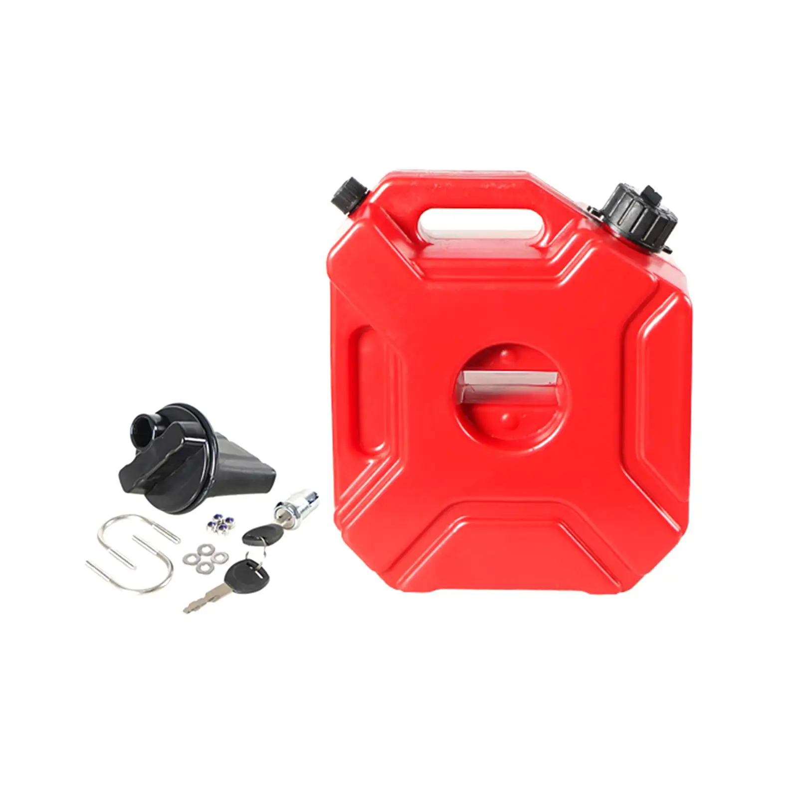Gas Petrol Fuel Tank 5L Easy to Mount Fuel Tank Cans Spare Fuel Container for