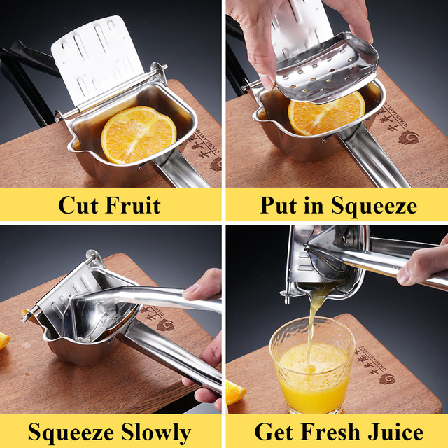 Presse-agrumes Manuel Qualité Supérieure - Extracteur De Jus Citron Et Fruits - Design Ergonomique