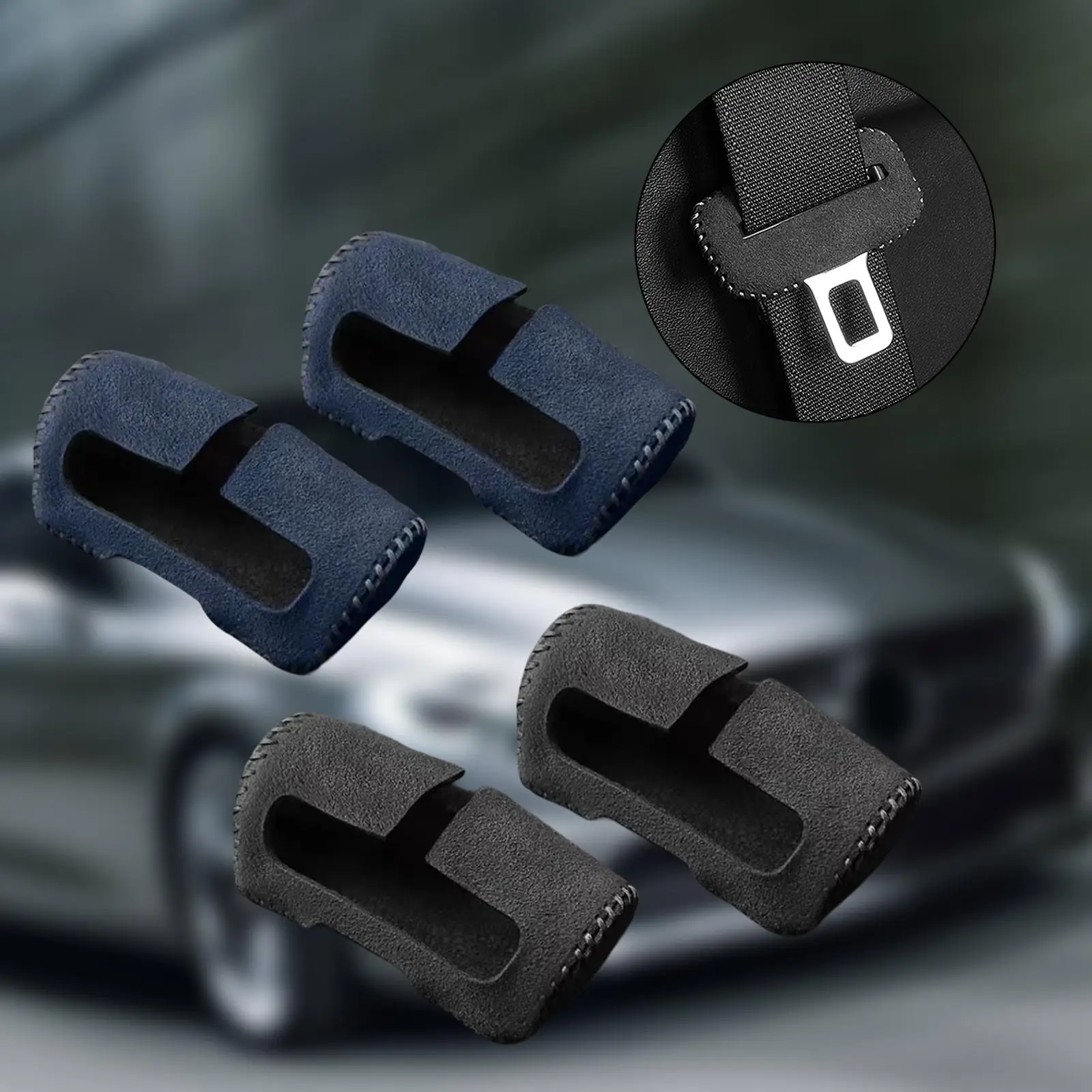 2 Pieces Durable Car Seat Belt Buckle Cover Seat Belt Buckle for Byd Atto 3