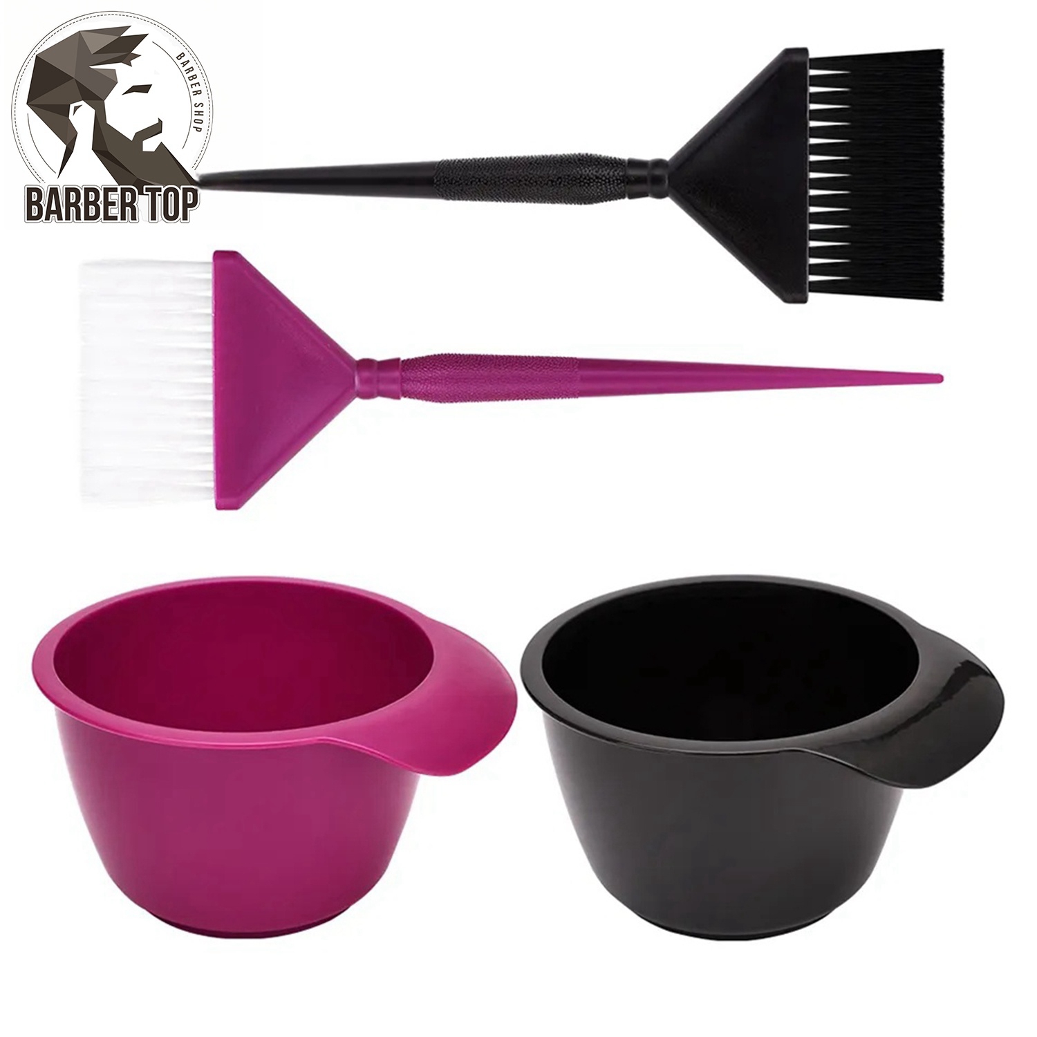 Best of 2PCS Hair Dye Brush Bowl Set Professional Salon Hair Color Mixing Dyeing Kit Hair Tint Dying Coloring Applicator Barber Supplies Reviews & Tips