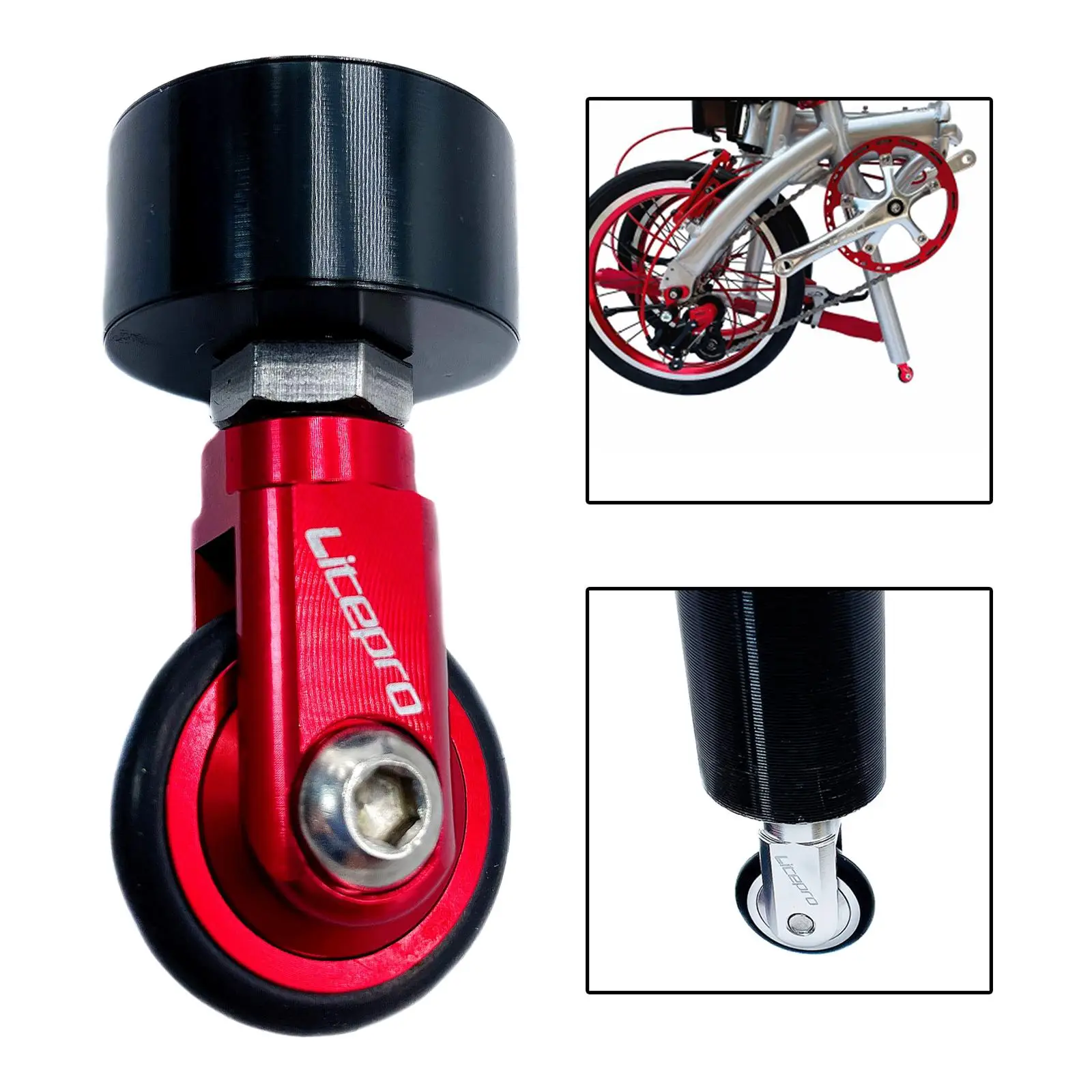 Folding bike Wheel  Roller for 33.9mm Seatpost Fits for