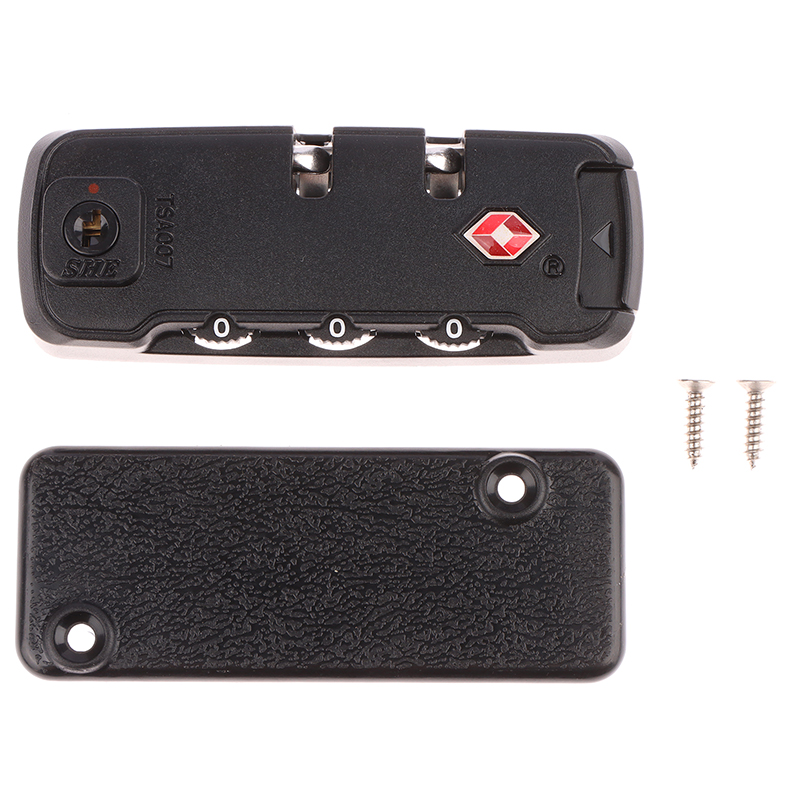 Security Fixed Lock Cupboard Cabinet Locker Padlock For TSA 3 Digit Password Combination Travel Bag Suitcase Luggage Accessories
