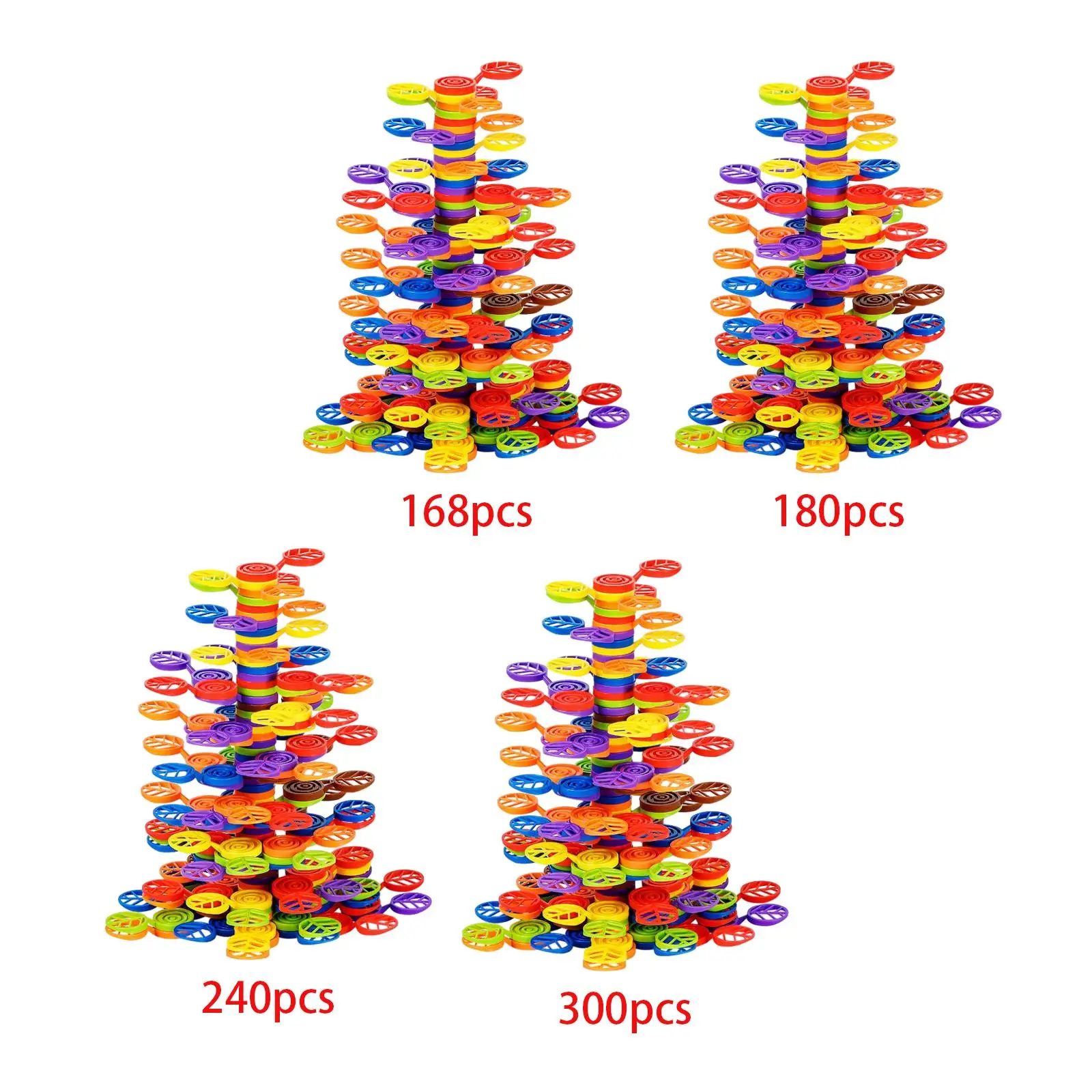 Balance Game Building Toys Early Learning Fine Motor Skill Tree Stacking Blocks for Children Boys Age 4 5 6 Girls Holiday Gifts