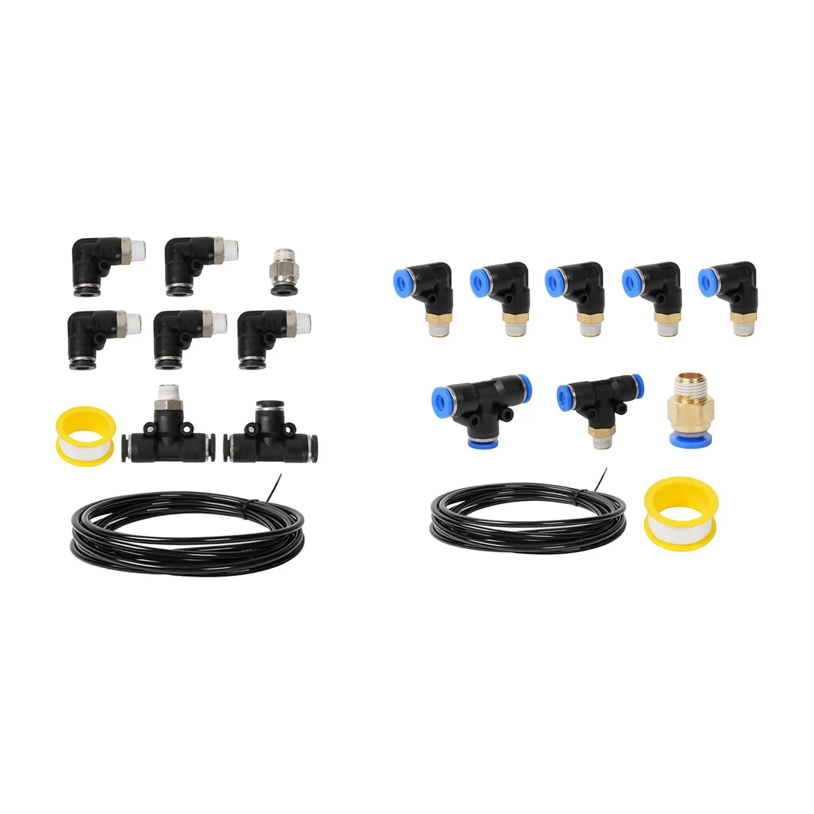 Wastegate Solenoid Connector Set Vacuum Fitting Kit for Vehicles