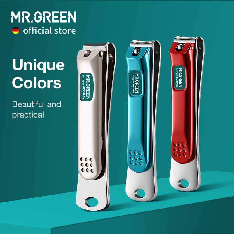 Best of MR.GREEN Nail Clippers Stainless Steel Curved Blade Clipper Fingernail Scissors Cutter Manicure Tools Trimmer With Nail Files Reviews & Tips