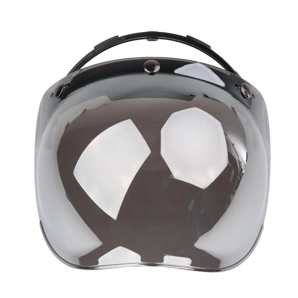 3-Snap Bubble Wind Visor for Motorcycle