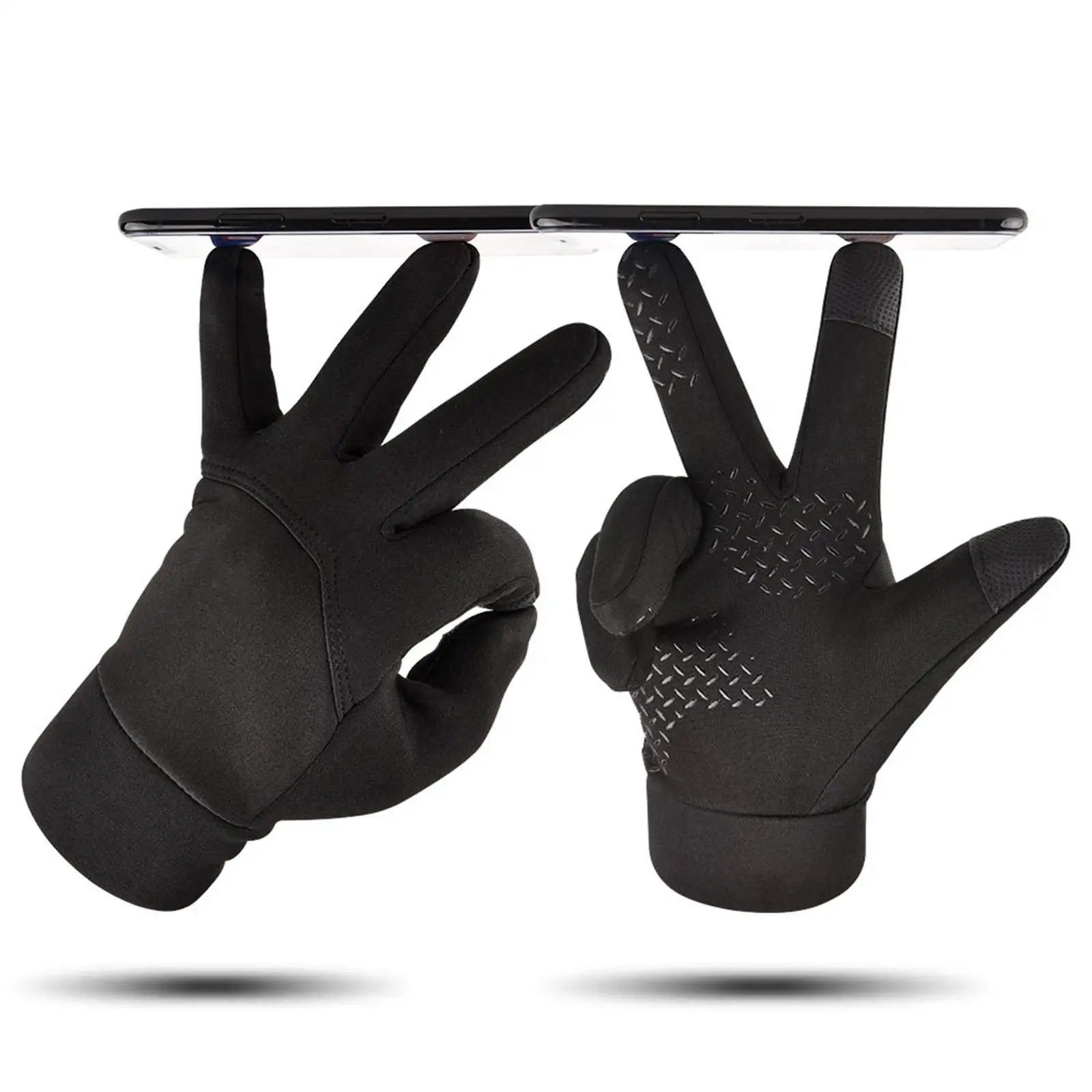 Waterproof Winter Gloves, Bicycle Sports Mittens ,Comfortable Full Finger Riding