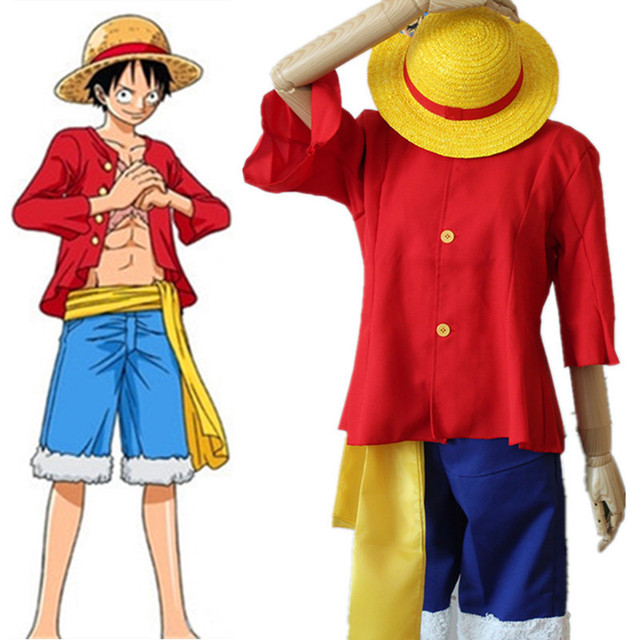 Japanese Anime Monkey D. Luffy Cosplay Costume - cosfun