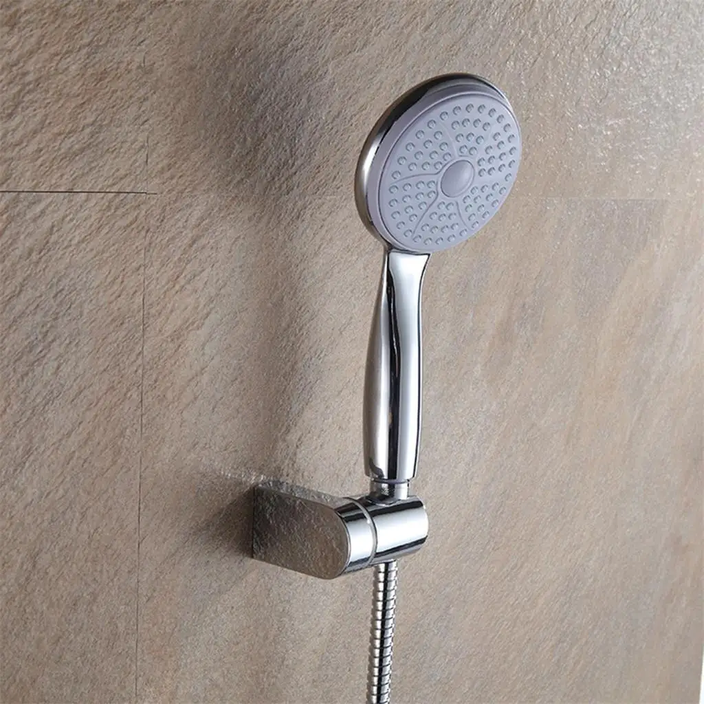 Handheld Shower Rail Head Slider Holder Rack Bathroom Wall Mount Supply