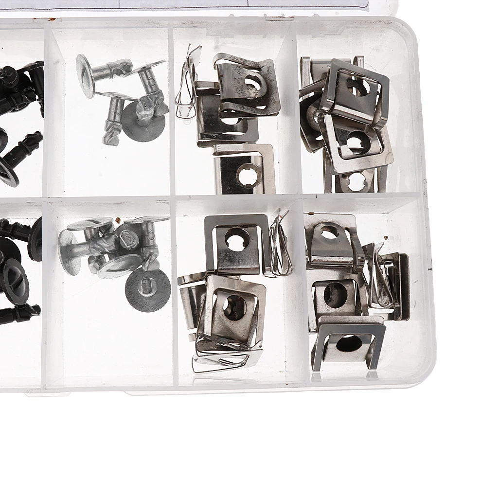 NEW 60 Pieces Protective Pan Hardware Kit Pin Clip Nut for A4 S4 for VW Passat Protect Pan Hardware Kits