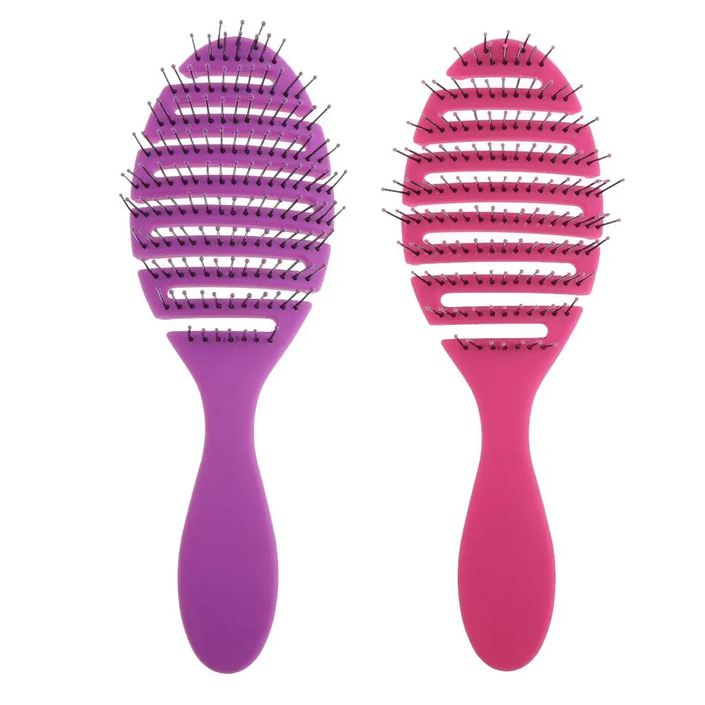 2static Scalp Massage Hair Brush Combs Fo Curly Wavy Hairstyling Tool